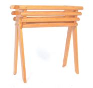 20TH CENTURY RETRO VINTAGE BEECH PLANTER / PLANT STAND