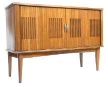 1960'S VINTAGE TEAK WOOD SIDEBOARD / RECORD CABINET