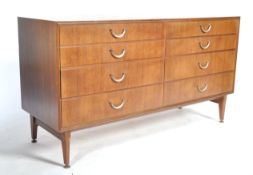 1970'S RETRO VINTAGE TEAK WOOD AFRAMOSIA SIDEBOARD CREDENZA