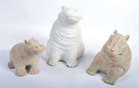 AUSTIN SCULPTURES HIPPOPOTOMUS SCULPTURES BY PAUL BELLARDO