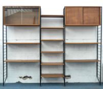 STAPLES LADDERAX 1970'S TEAK WOOD MULAR UNIT BY ROBERT HEAL