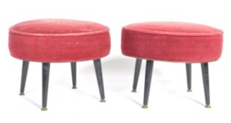 SHERBORNE 1950'S MID 20TH CENTURY FOOTSTOOLS / OTTOMANS