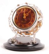 RARE RUSSIAN USSR MAJAK DESK CLOCK ON BAKELITE BASE