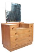 ORIGINAL 1950'S RETRO VINTAGE OAK DRESSING TABLE C