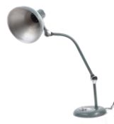 GSI JUMO 1960'S FRENCH RETRO VINTAGE ARTICULATED ENAMEL LAMP