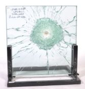 PLATE GLASS RUSSIAN MK RIFLE BALLISTICS TEST