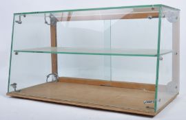 MID-CENTURY 1960'S GLASS HABERDASHERY SHOP DISPLAY CABINET