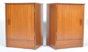 AUSTINSUITE 1960'S RETRO BEDSIDE CABINETS BY FRANK GUILLE