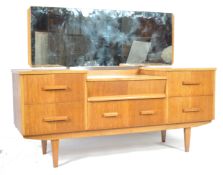 ORIGINAL 1950'S LIGHT OAK DRESSING TABLE SIDEBOARD