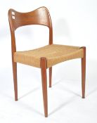 DANISH 1960'S RETRO TEAK WOOD CHAIR BY ARNE HOVMAND OLSEN