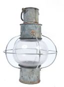 ORIGINAL EARLY 20TH CENTURY SWEDISH HAMMAR SHIPS LANTERN