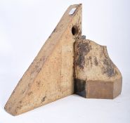 TWO 20TH CENTURY BRUTALIST STUDIO ART POTTERY SCUL