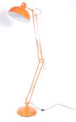 CONTEMPORARY OVERSIZED FLOOR STANDING ANGLEPOISE TYPE LAMP