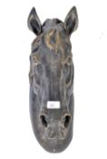 20TH CENTURY RETRO VINTAGE BRONZE EFFECT HORSES HE