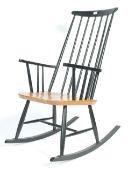 MID 20TH CENTURY RETRO OAK ROCKING CHAIR BY ROLAND RAINER