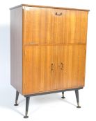ORIGINAL 1950'S TEAK WOOD COCKTAIL CABINET