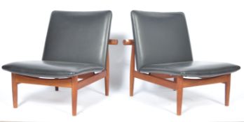 RARE PAIR OF FRANCE & SON MODEL 136 JAPAN CHAIRS BY FINN JUHL