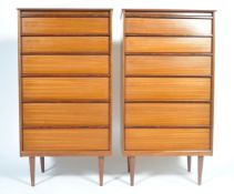 AUSTINSUITE 1960'S RARE PAIR CHEST OF DRAWERS BY FRANK GUILLE