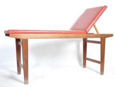 DOHERTY RETRO VINTAGE TEAK CHIROPRACTIC TABLE