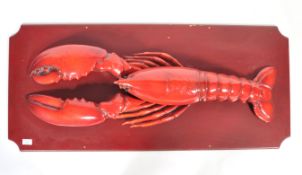 LARGE 20TH CENTURY OVERSIZED FIBERGLASS LOBSTER
