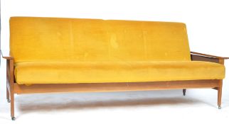 1960'S RETRO VINTAGE TEAK WOOD METAMORPHIC DAYBED SOFA SETTEE