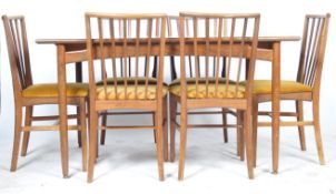 G PLAN FRESCO RANGE 1960'S TEAK WOOD DINNING TABLE AND CHAIRS