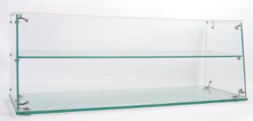 VINTAGE SHOP DISPLAY / COUNTERTOP ADVERTISING GLASS CABINET