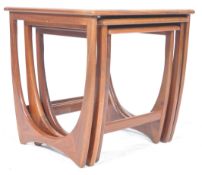 G PLAN ASTRO PATTERN TEAK WOOD NEST OF TABLES