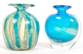 MDINA 1970'S RETRO VINTAGE MALTESE STUDIO ART GLASS VASES