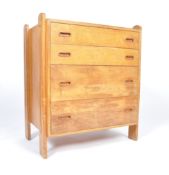 ORIGINAL MID 20TH CENTURY RETRO VINTAGE OAK CHEST OF DRAWERS