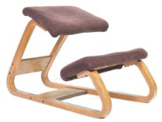 ORIGINAL DANISH BENTWOOD KNEELING CHAIR BY STOKKE