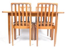 MEREDEW 1970'S TEAK WOOD DINING TABLE AND CHAIRS