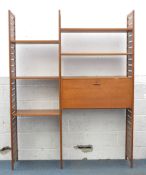 STAPLES LADDERAX 1970'S TEAK WOOD MULAR UNIT BY ROBERT HEAL
