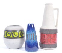 W. GERMAN POTTERY 1960'S RETRO VINTAGE STUDIO ART POTTERY
