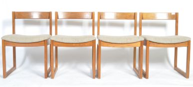 DANISH 20TH CENTURY RETRO VINTAGE TEAK WOOD DINING CHAIRS
