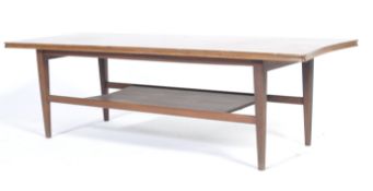 FYNE LADYE FURNITURE AFRAMOSIA TEAK COFFEE TABLE BY R. HORNBY