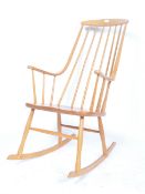 RARE SWEDISH RETRO GRADESSA ROCKING CHAIR BY L. LARSSON FOR NESTO