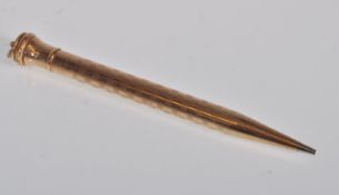 A vintage Wahl Eversharp 9ct gold mechanical pen h