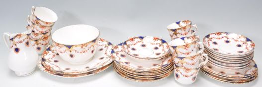 A 19th Century Victorian tea service having a whit