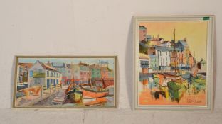 L George - Two mid 20th Century oil on canvas pain