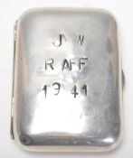 A 19th Century Victorian silver hallmarked cigaret