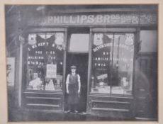 Antique Shop Front photograph - Vintage framed & g