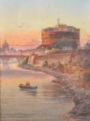 G Marchetti ( b1911 - ) Italian oil on canvas pain