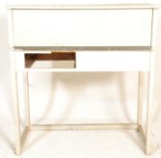 An unusual mid century Industrial painted wooden c