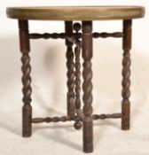 A good quality early 20th century carved barley tw