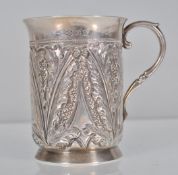 A 19th Century Victorian English hallmarked christ