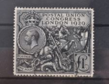 STAMP Great Britain 1929 PUC £1. Superb used with