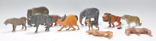 A good group of early 20th Century handmade wooden