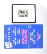 PETER WYNGARDE ESTATE; LESLIE PHILLIPS AUTOGRAPHED