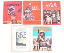 COLLECTION OF FIVE VINTAGE CINEMA PRESS BROCHURES